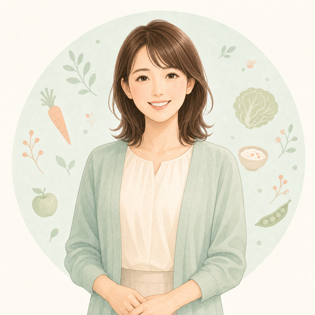 佐藤 美咲の人物イラスト